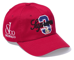 Supreme x La Martina 6-Panel Red