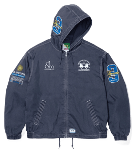 Supreme x La Martina Lightweight Hooded Jacket Navy