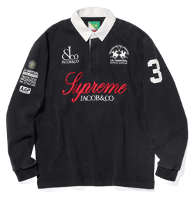 Supreme x La Martina Rugby Black
