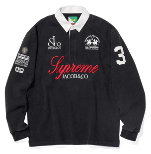 Supreme x La Martina Rugby Black