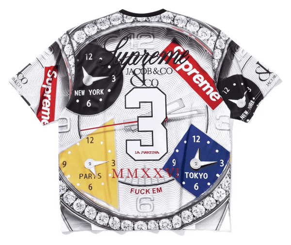 Supreme x La Martina Soccer Jersey - White (front)