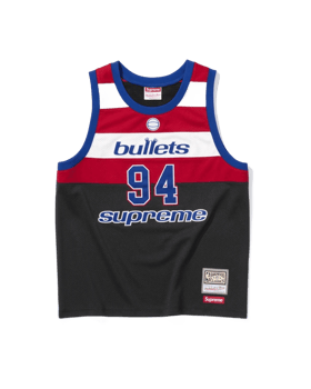 Supreme x Mitchell & Ness Basketball Jersey Bullets