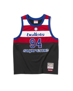 Supreme x Mitchell & Ness Basketball Jersey Bullets