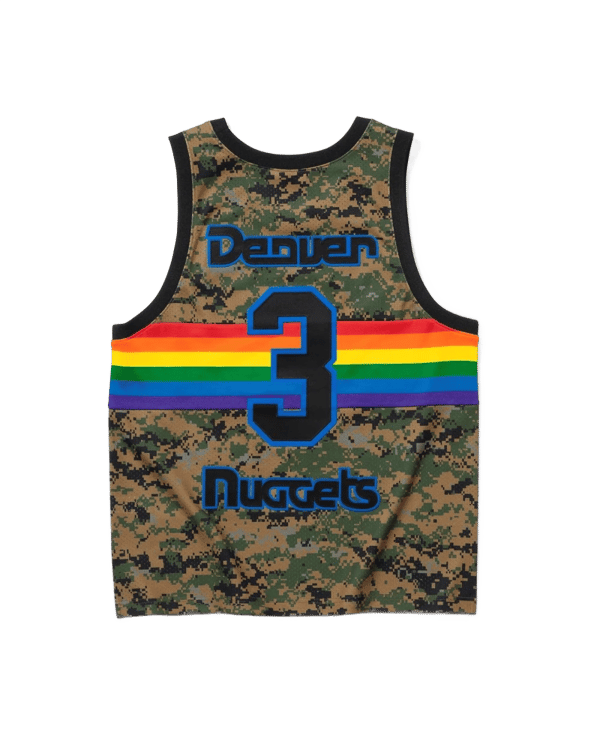 Supreme x Mitchell & Ness Basketball Jersey - Nuggets (front)