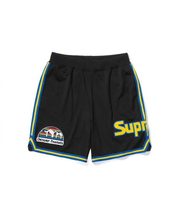 Supreme x Mitchell & Ness Basketball Short - Nuggets (front)