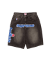 Supreme x Mitchell & Ness Denim Short - Bullets (front)