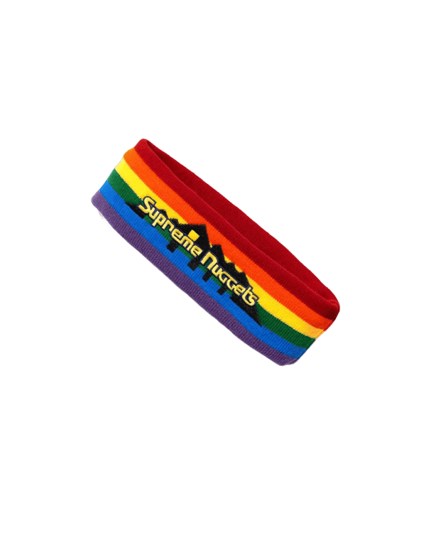 Supreme x Mitchell & Ness Headband - Nuggets (front)