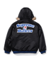 Supreme x Mitchell & Ness Hooded Satin Varsity Jacket - Bullets (front)