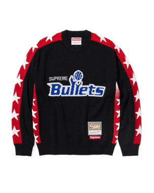 Supreme x Mitchell & Ness Sweater Bullets