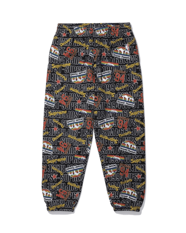 Supreme x Mitchell & Ness Sweatpant - Nuggets (front)