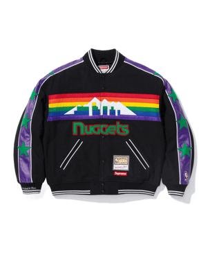 Supreme x Mitchell & Ness Wool Varsity Jacket Nuggets