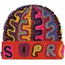 Supreme Yarn Appliqué Beanie - Dark Orange (front)