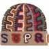 Supreme Yarn Appliqué Beanie - Khaki (front)