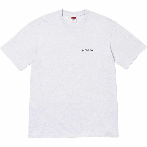 Supreme Ying Yang Tee - Ash Grey (front)
