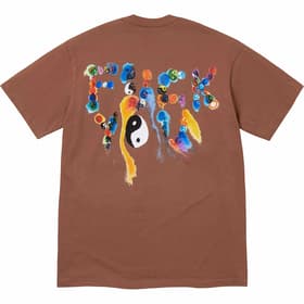 Supreme Ying Yang Tee Brown