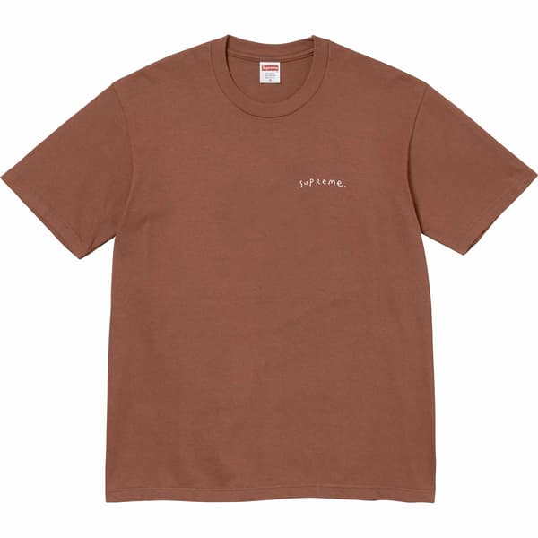 Supreme Ying Yang Tee - Brown (front)