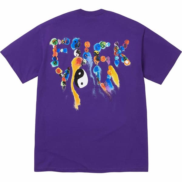 Supreme Ying Yang Tee - Purple (front)