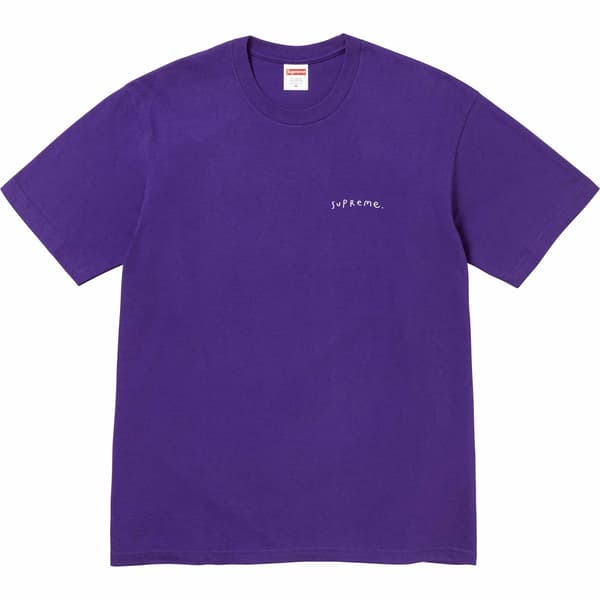 Supreme Ying Yang Tee - Purple (front)