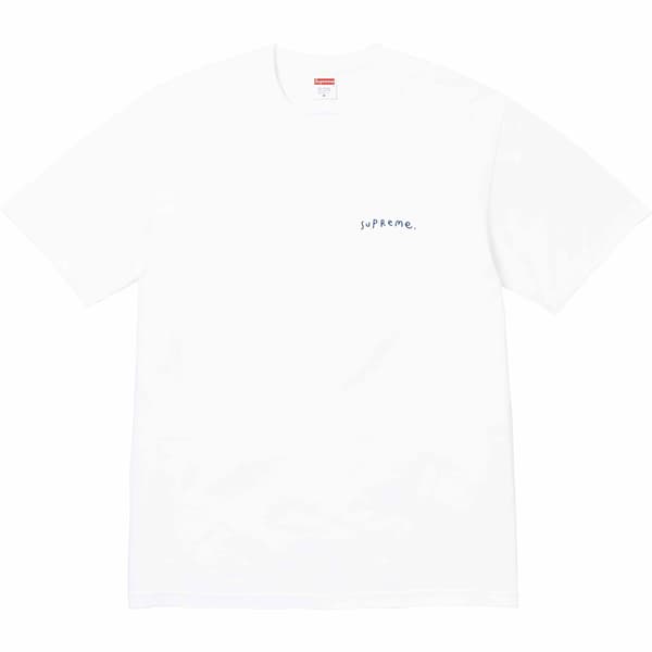 Supreme Ying Yang Tee - White (front)
