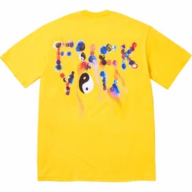Supreme Ying Yang Tee Yellow