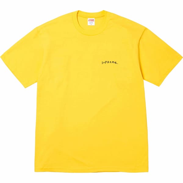Supreme Ying Yang Tee - Yellow (front)