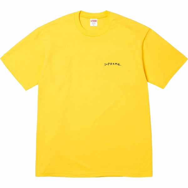 Supreme Ying Yang Tee - Yellow (front)