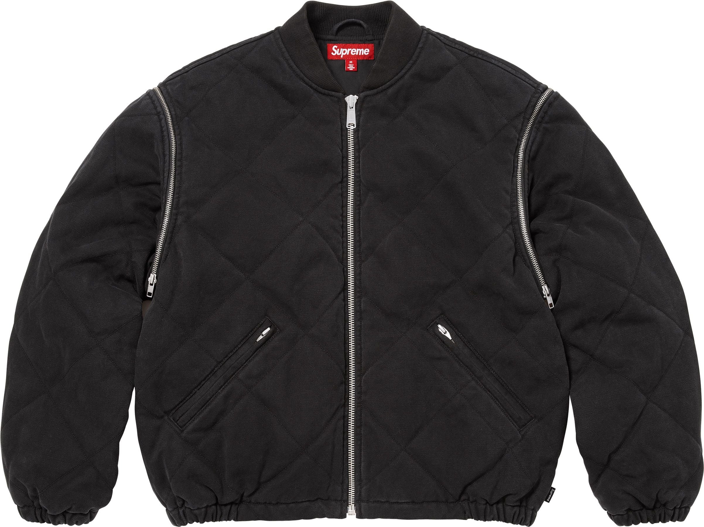Supreme Zip-Off Sleeve Quilted Bomber Jacket colorway 16