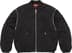 Supreme Zip-Off Sleeve Quilted Bomber Jacket - Black (front)