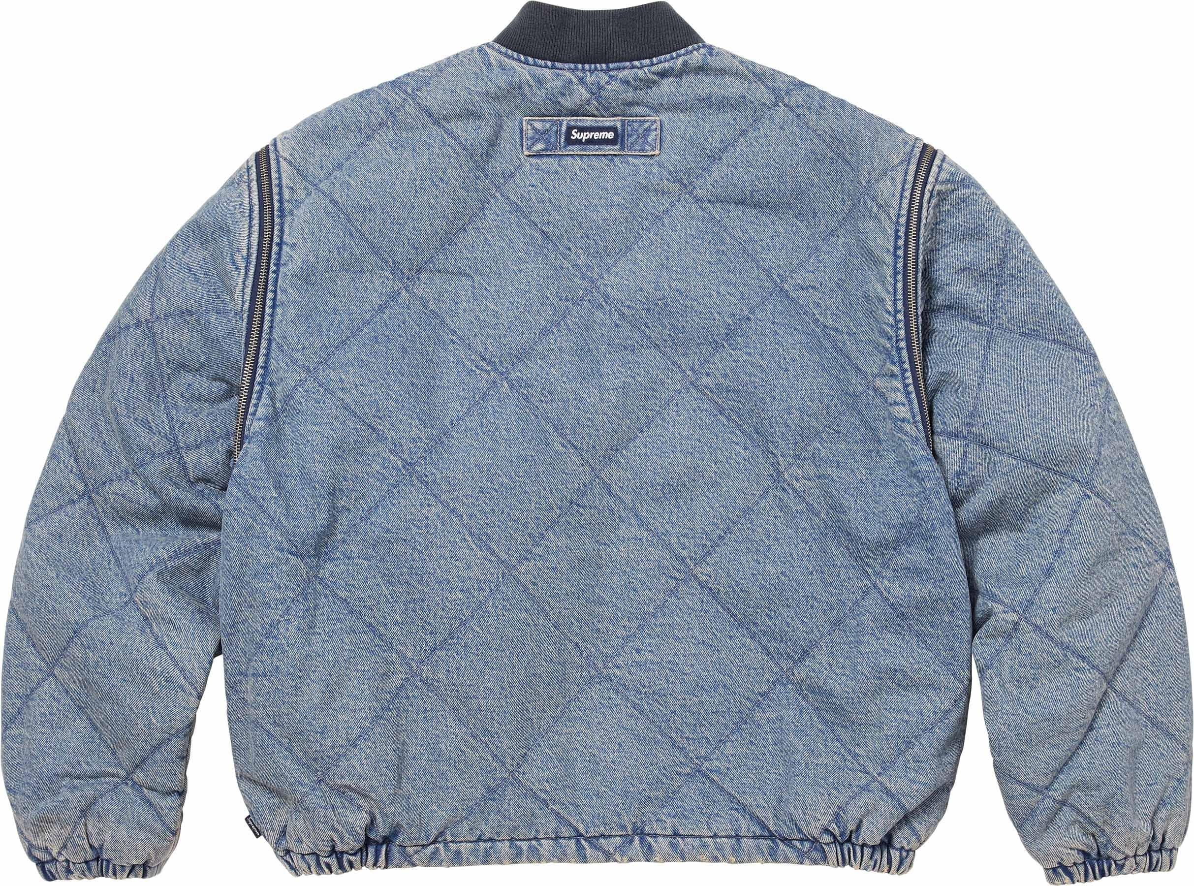 Supreme Zip-Off Sleeve Quilted Bomber Jacket