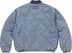 Supreme Zip-Off Sleeve Quilted Bomber Jacket - Denim (front)