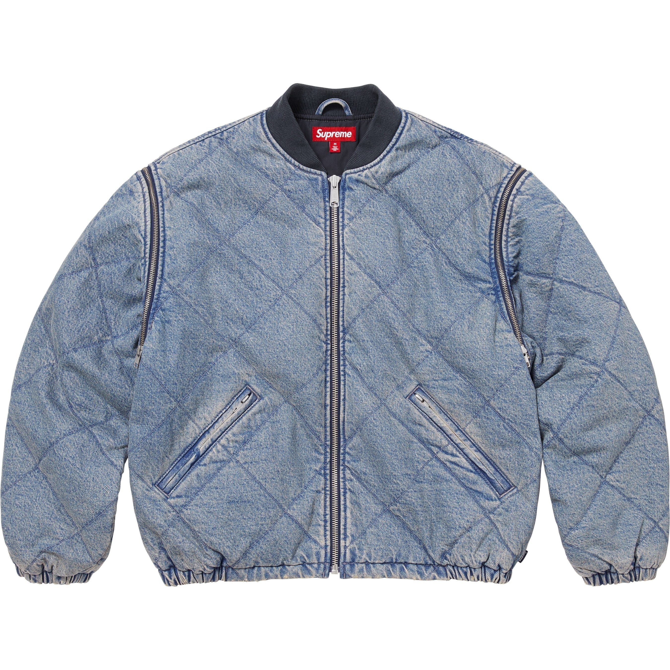 Supreme Zip-Off Sleeve Quilted Bomber Jacket colorway 4