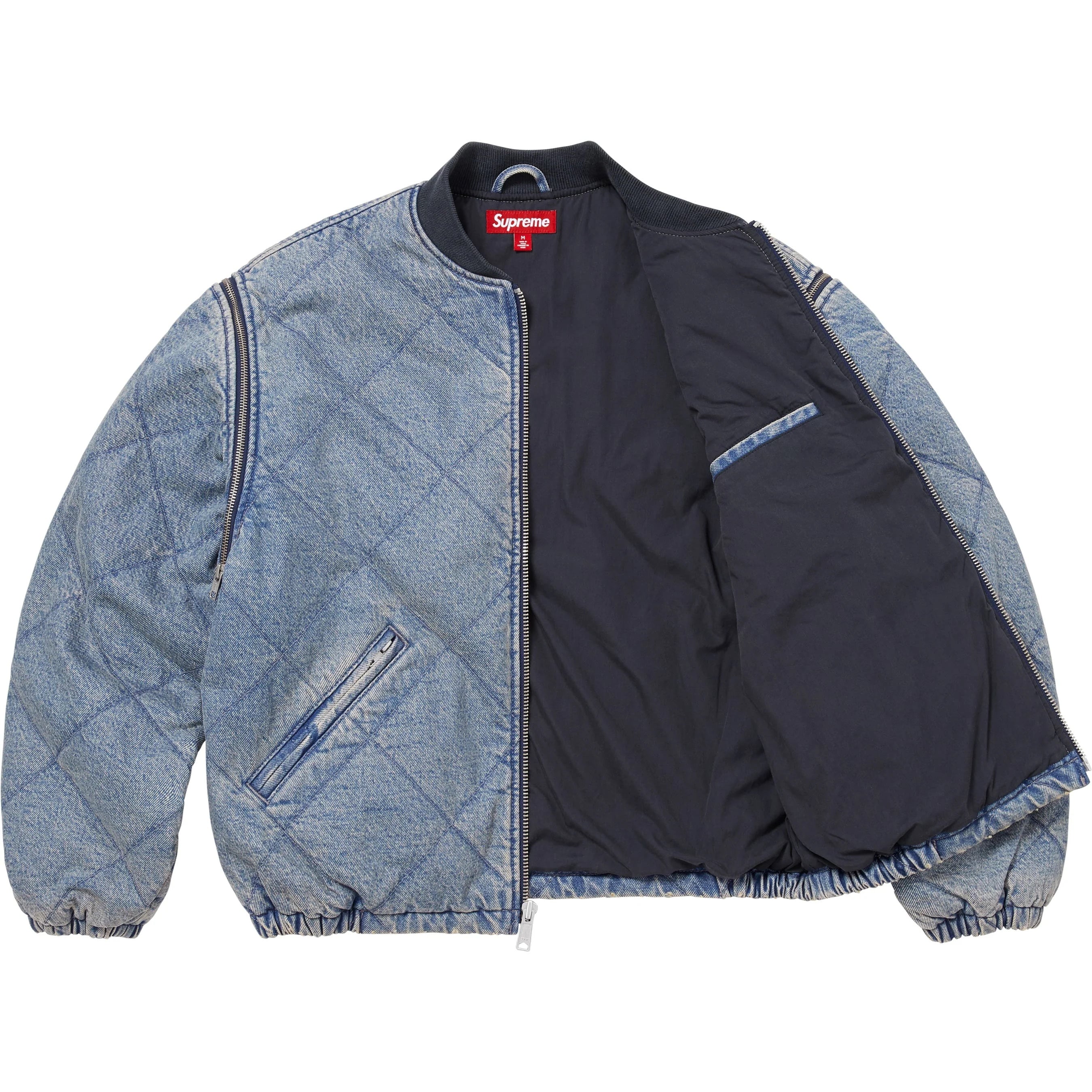Supreme Zip-Off Sleeve Quilted Bomber Jacket colorway 5