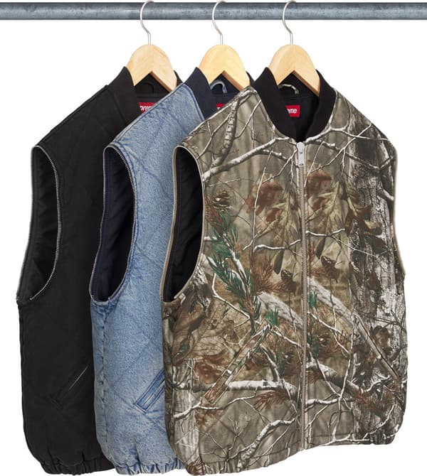 Supreme Zip-Off Sleeve Quilted Bomber Jacket - Group Shots (front)