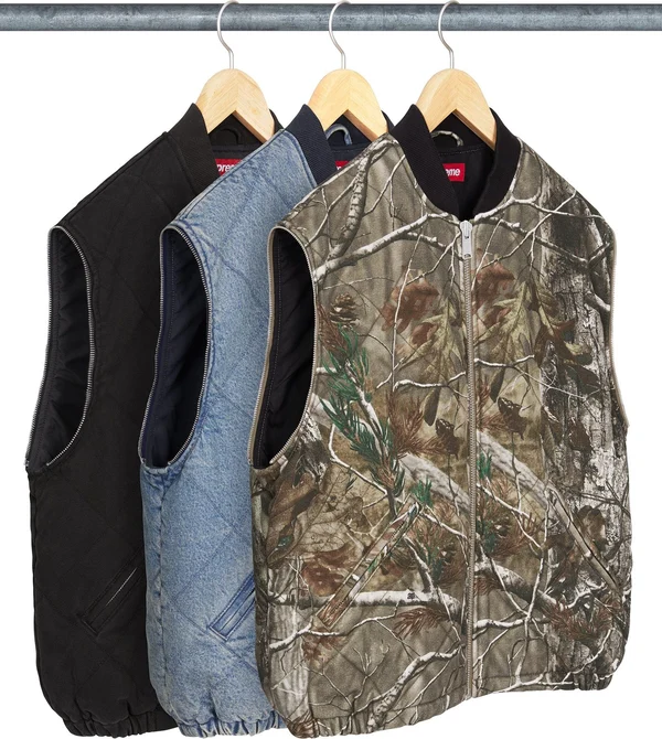 Supreme Zip-Off Sleeve Quilted Bomber Jacket - Group Shots (front)