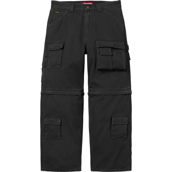 Supreme Zip-Off Utility Pant - Black (front)