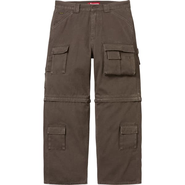 Supreme Zip-Off Utility Pant - Brown (front)