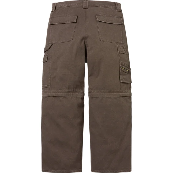 Supreme Zip-Off Utility Pant - Brown (front)