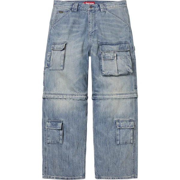 Supreme Zip-Off Utility Pant - Denim (front)
