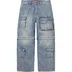 Supreme Zip-Off Utility Pant - Denim (front)