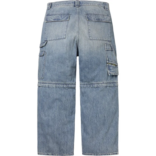 Supreme Zip-Off Utility Pant - Denim (front)