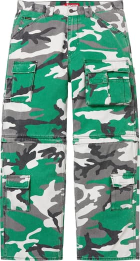 Supreme Zip-Off Utility Pant Green Camo