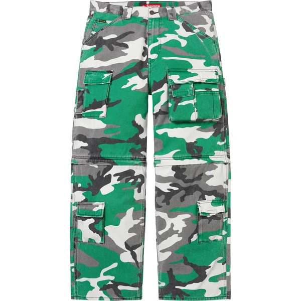 Supreme Zip-Off Utility Pant - Green Camo (front)