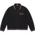 Supreme Zip Up Polo Sweater - Black (front)