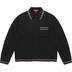 Supreme Zip Up Polo Sweater - Black (front)