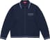 Supreme Zip Up Polo Sweater - Navy (front)