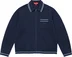 Supreme Zip Up Polo Sweater - Navy (front)
