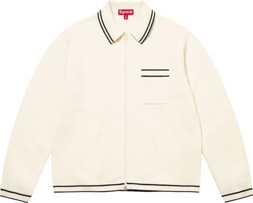 Supreme Zip Up Polo Sweater