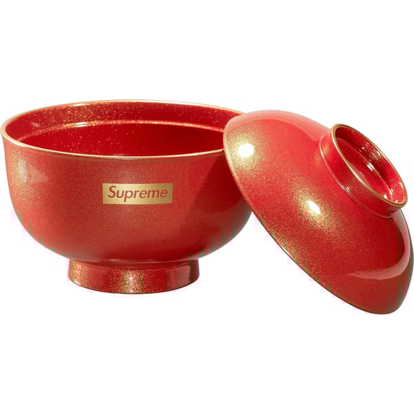 Supreme Zoni Glitter Bowl - Red (front)