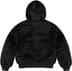 Supreme®/Alpha Industries® Wool Hooded Bomber Jacket - Black (detail)
