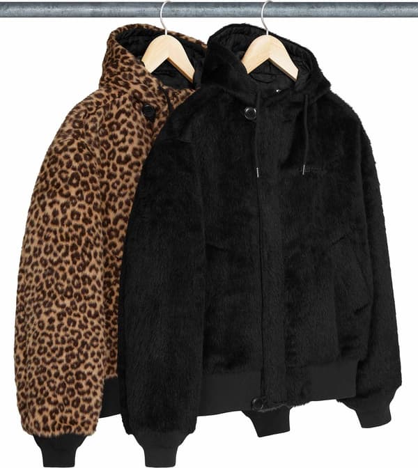 Supreme®/Alpha Industries® Wool Hooded Bomber Jacket - Group Shot